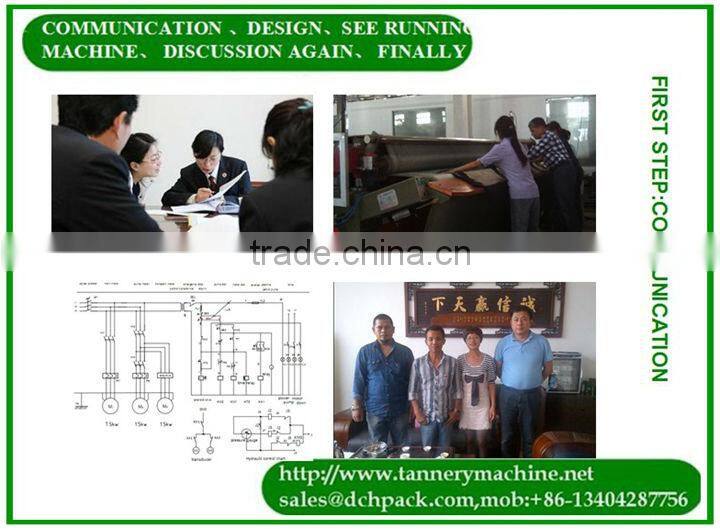 leather process machine of staking machine for tannery