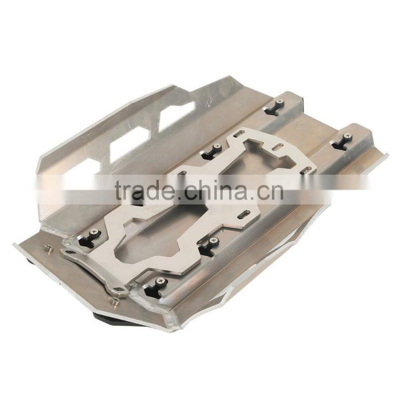 Short Expedition Aluminum Skid Plate Long for BMW R1200GS Water Cooled 13-16