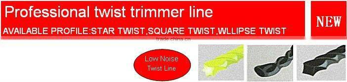 3.0mm square orange spool package nylon6 trimmer line