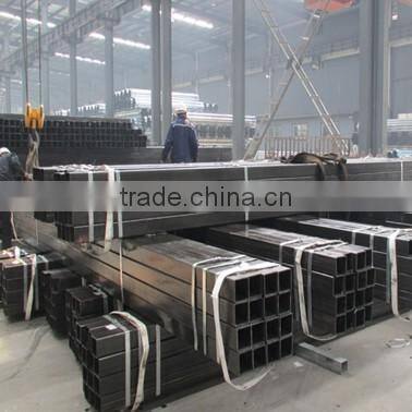 2017 Acero al carbono ERW Tubo cuadrado MS Negro,Tubo rectangular,ASTM-A500 Gr. B