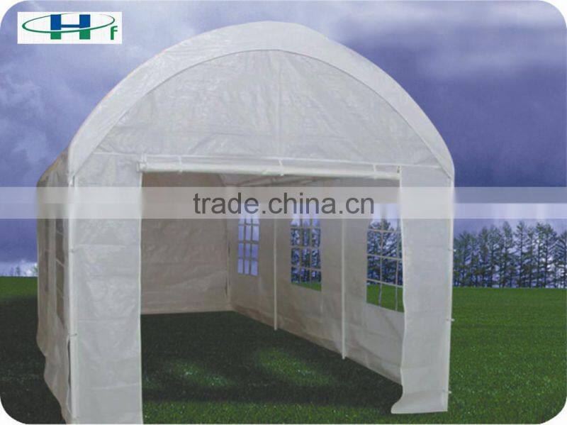 3x6m PE dome top carport gazebo