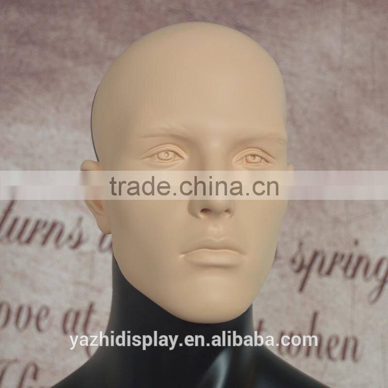 Wholdesale realistic handsome male mannequin head sale