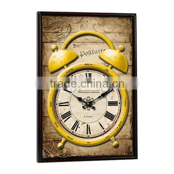 Antique Metal Carved Wal Clock