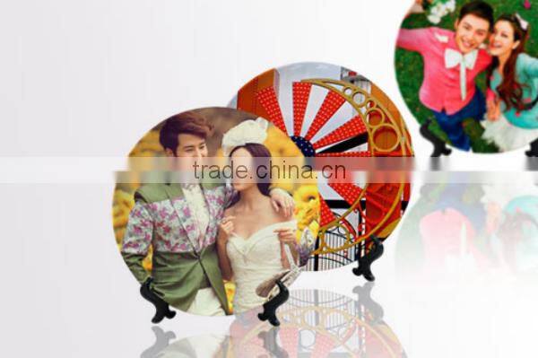 Personalized Custom Printed Sublimation 3D Blank Ceramic Plate