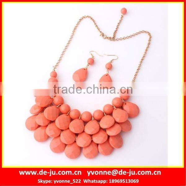 Rhinestone Chain Rosary Necklace