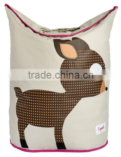 Animal cartoon laundry hamper washing laundry basket