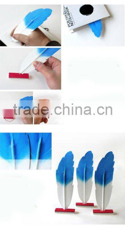 Supply fashion retro simulation feather pen