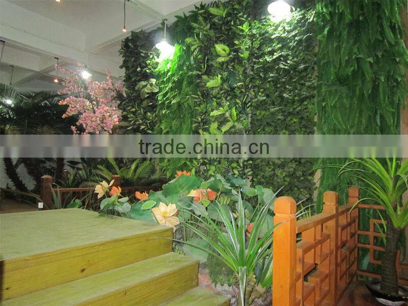 2016 hot sale artificial maple tree plastic maple flower tree