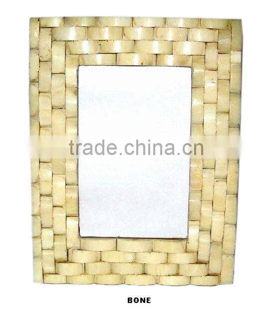 Hand Carved Bone Photo frame