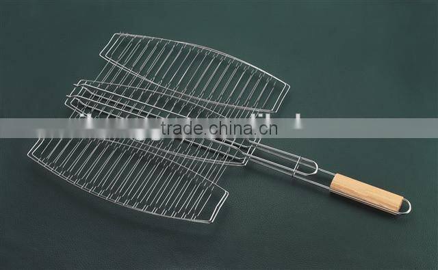 RH-EW219 Non Stick Barbecue Fish Grill net BBQ Grill Basket
