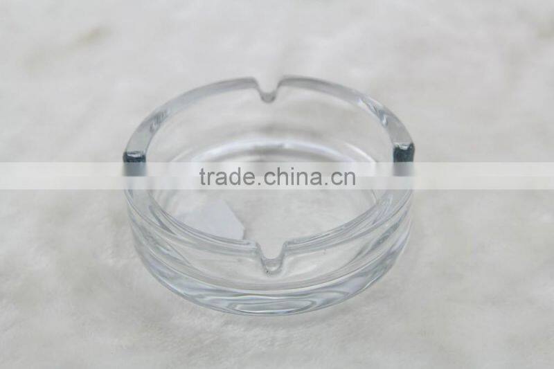 clear glass ashtray ,triangle shaped glass ashtray