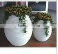 Fiberglass planter pots