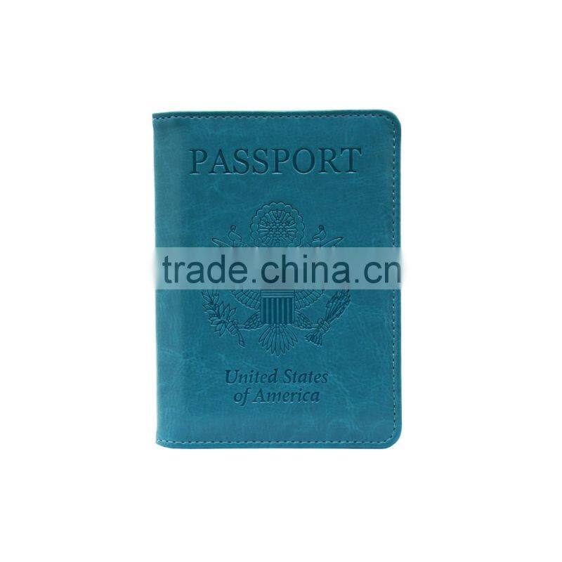 Hot Sale Leather Cover For Passport Business Card Holder