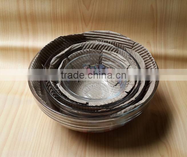 engraved square glass bowl set,high quality 5pcs glass bowl with lid,glassware set