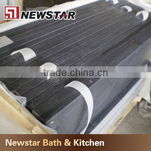 Hot sales made in China polished black granit stairs steps