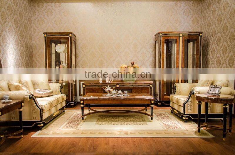 YB69 Luxury Nice Elegant 10 Persons Dining Table with Chairs, Foshan City Classic European Dining Set