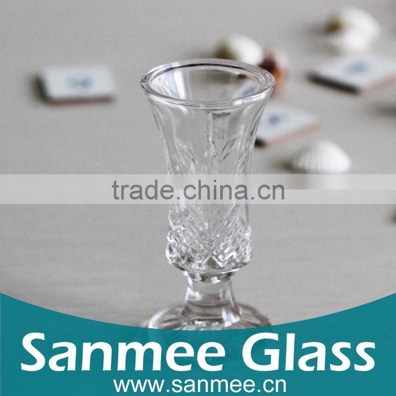Orchid Patterm Mini Wine/ Liquor Glass Shot Glass