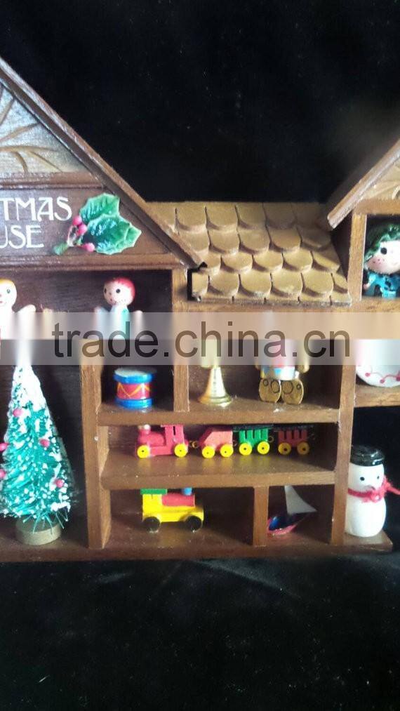 Wall Mountable Christmas House Scenery