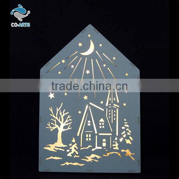 Best selling outdoor decoration wooden lighting products