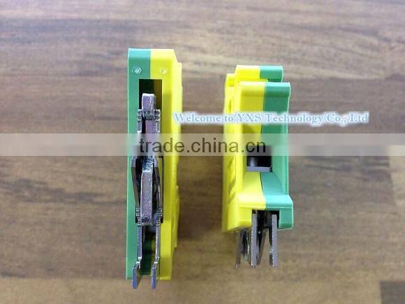 UK10-TWIN-PE Three-channel terminal An input double Out Ground terminal
