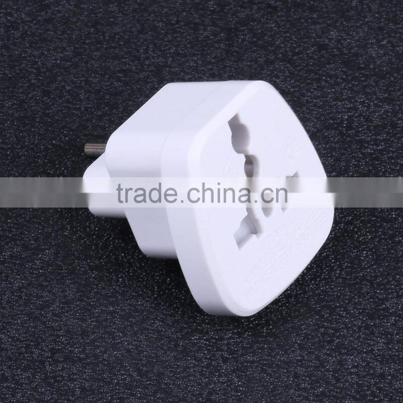 2016 new trendy products white socket travel plug adapter