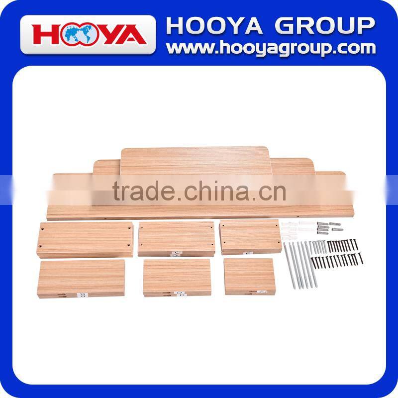 Drawing room decorative board, black/nature wood