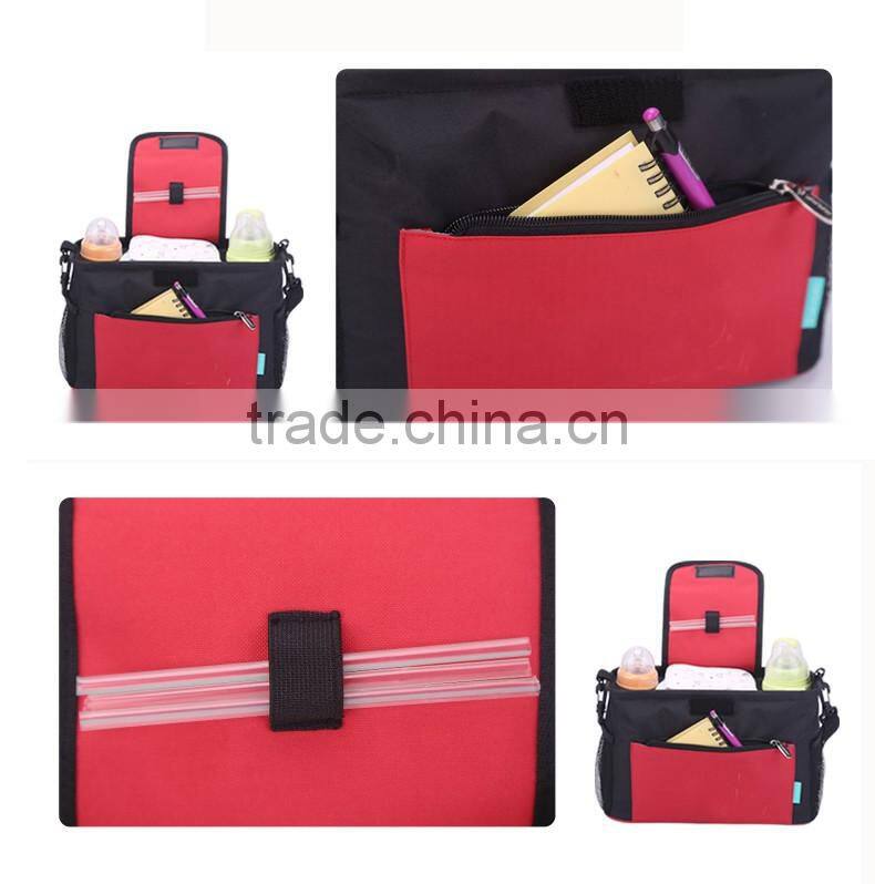 Polyester hanging troller baby organizer bag