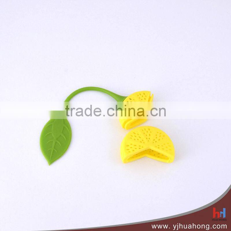 Food Grade Lemon Shape Silicone Tea Infuser