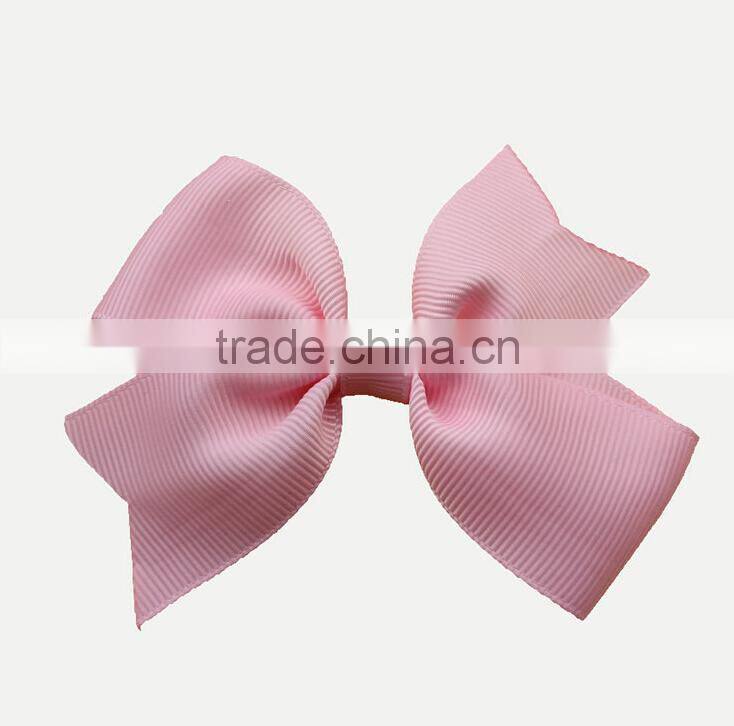 Hot sale beautiful Grosgrain Ribbon kids hair clips bows kids hair clips
