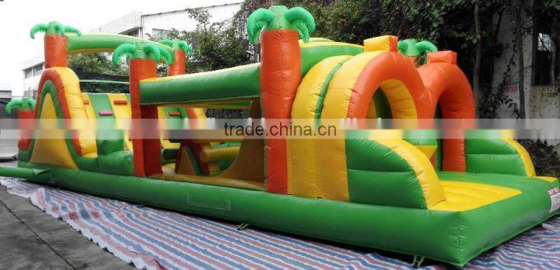 100 foot inflatable obstacle course bounce houses Inflatable Fun Run for rent