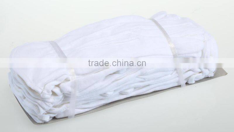 100% High quality women white cotton gloves