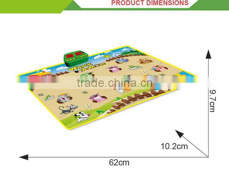Hot sale kids play plastic hammer game hamster toys