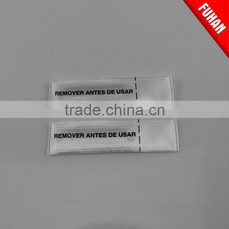 Custom Hot sale anti-theft alarm woven label security label for clothing