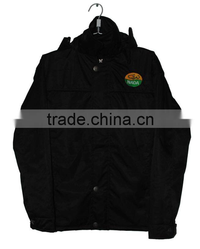 Men's Winter Wear 2015 new men's waterproof pvc coated padded jacket twill pvc coated lining cut terry quilted cotton