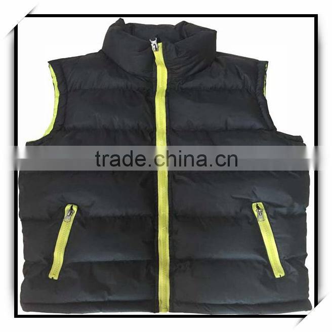 boys customize cheap quilted jacket heated vest