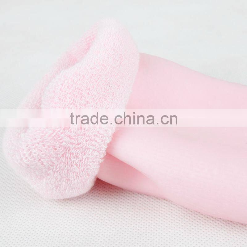 Heel Moisture Socks Gel Cushion Heel Support