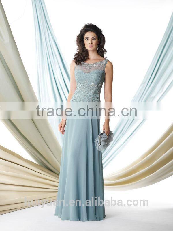 flowy chiffon one piece evening new dress 2015