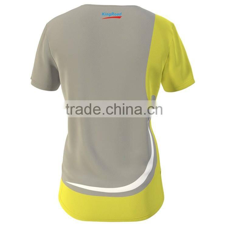 2016 wholesale new design custom sportswear running shirts