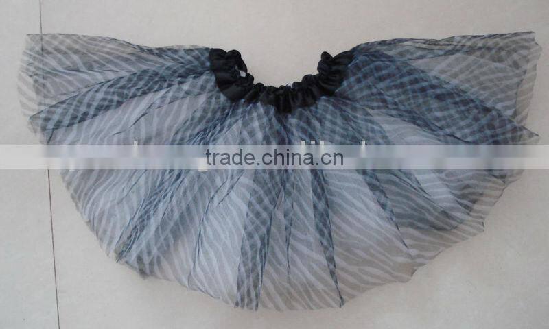 Zebra polyester tutu tulle fabric roll, 6"x100yd (60"x100YD) Tutu skirt material,