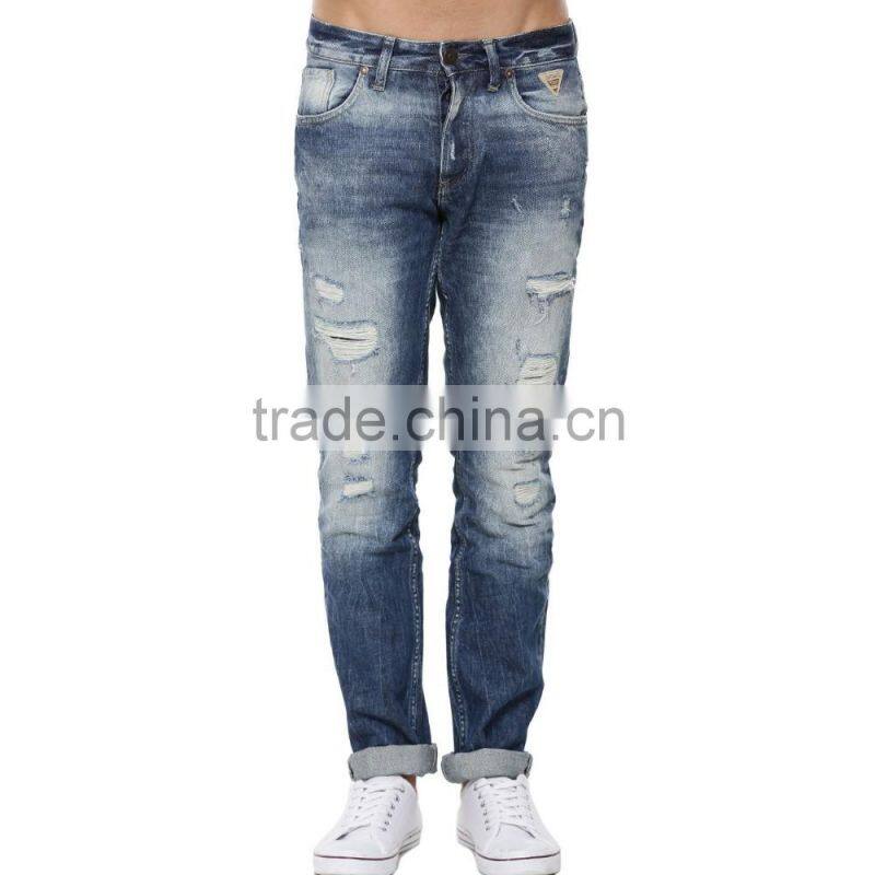 factory price ripped jeans men 2016 denim custom your private design
