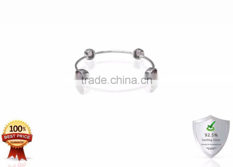 Sterling Silver Amethyst Gemstone Bracelets