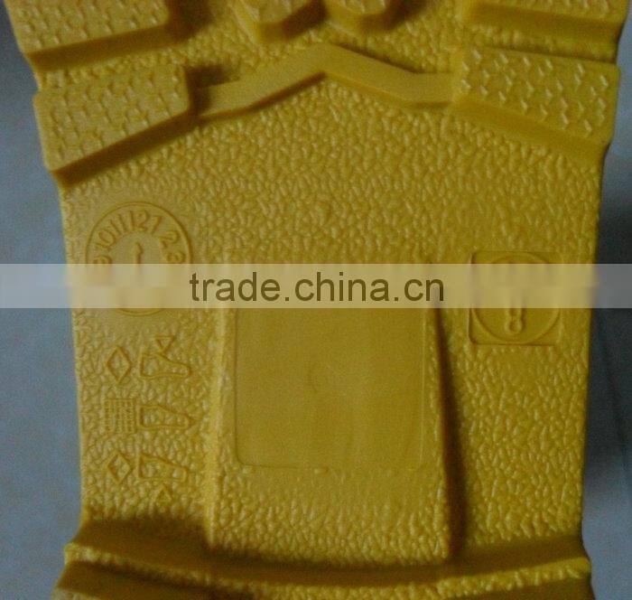 Comfortable Black PVC Heat Protection Chemical Groundwork Safety Boots