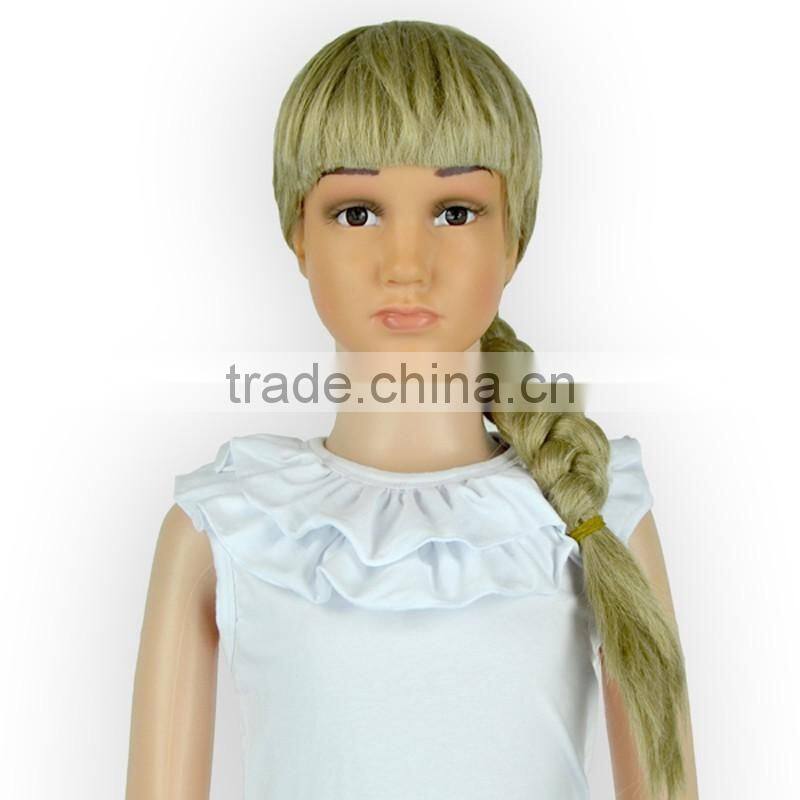 Customized Design Plain White Color Cap Sleeve Girls Summer Top LBF2015122502