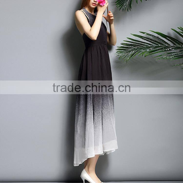 2016 Hot Sell New Products For Summer Dress Women In Tie Dye OEM Fashion Manufactuer