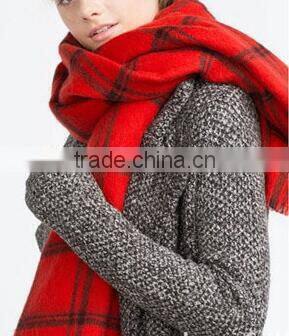 EY0848S Handmade Scarf Fashion Women Twill Scarf Printed Wool Scarf