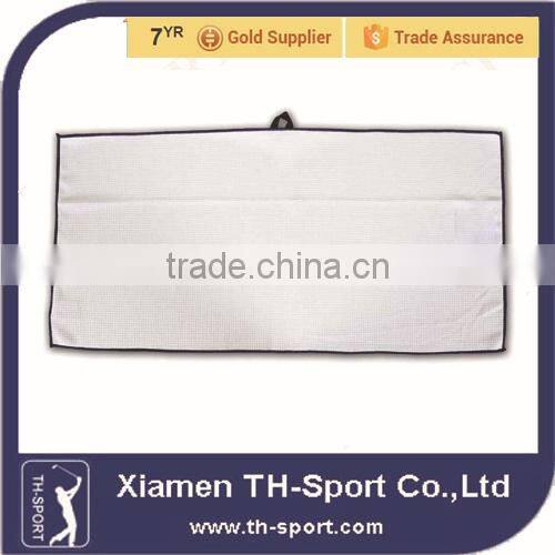 Merbau black white golf microfiber towel