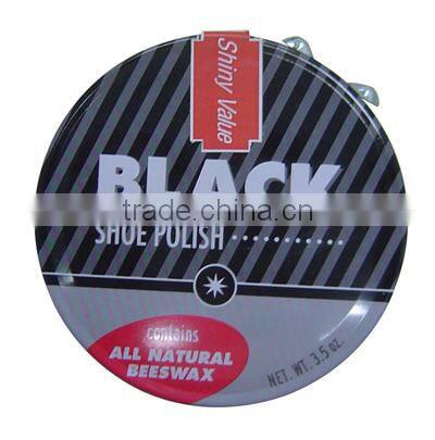 Shiny Value series high quality shoe polish in tin box