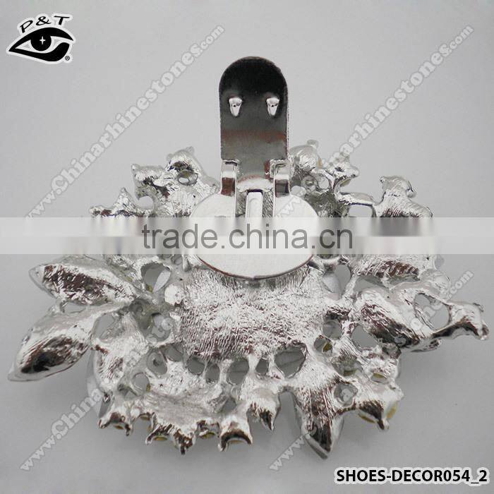 Bling Diamond Ornament With Metal Clip Buckle For Women Shoes