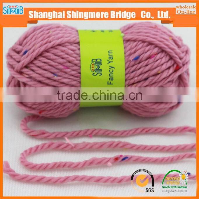 China knitted yarn factory hot wholesale speckle yarn for your sparkling life