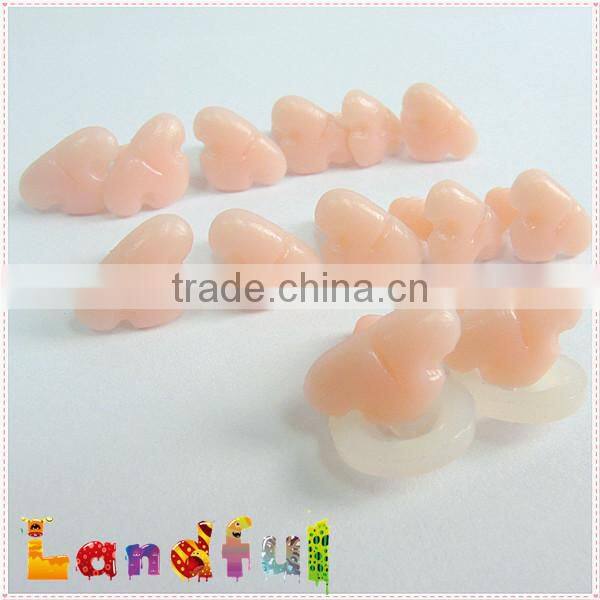 15*11mm Plastic Colored Doll Nose Safety - Fox Cat
